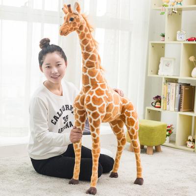 China Promotion gift; Toy Doll Wholesale Giant Stuffed Giraffe Plush Toy suitable toy 100% pp stuffing or customized for sale