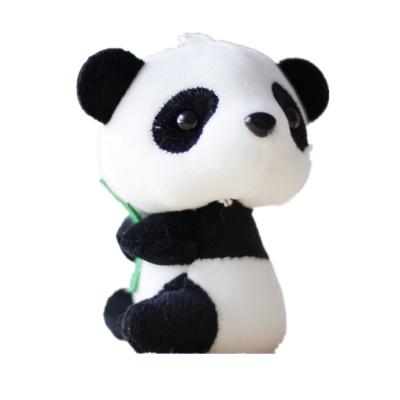 China Factory Eco-friendly Mini Stuffed Wholesale Other Key Chain Soft Cute Animal Toy Custom Plush Panda Keychain for sale