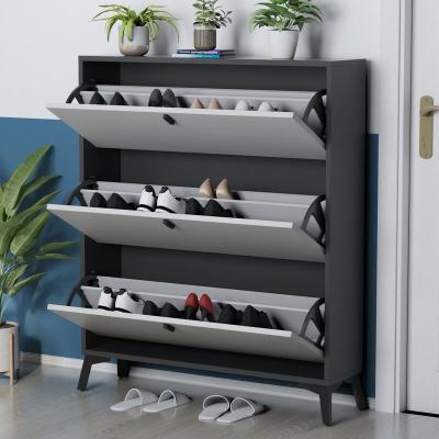 China Assembled Shoe Cabinet Shoe Racks For Home Shoe Storage Cabinet With Drawer For Living Room for sale