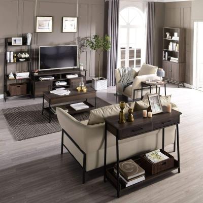 China Assembled Wooden TV Stand TV Stand Cabinet Entertainment Center Media TV Stand File Console Cabinet For Living Room for sale