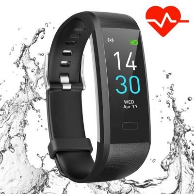 China 2020 Touch Screen Color Screen Waterproof Smart Band With Heart Rate Monitor Wristband Bracelet Blood Pressure for sale