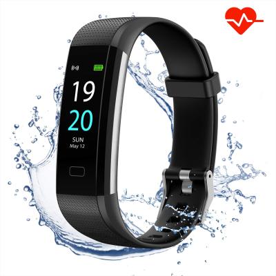 China Heart Rate Monitoring IP68 Wristband BT Wristband Fitness Tracker Heart Rate Monitor Smart Android Smart Watch for sale