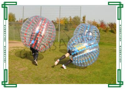 China Transparent loopy ball soccer inflatable bubble suit with TPU for sale