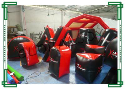 China 0.9mm PVC Inflatable Paintball Bunkers / Inflatable Airsoft Bunkers for sale