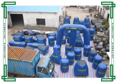 China juego inflable de las arcones de las barreras de 44pcs Paintball para 20 personas en venta