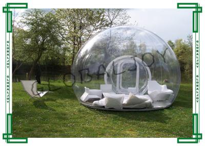 China Air Inflatable Lawn Tent Clear 5m Diameter with Tunnel for Event for sale