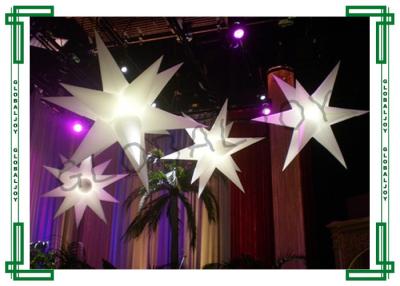 China Fire Retardant Inflatable Stars / Inflatable LED Star Party Decoration for sale