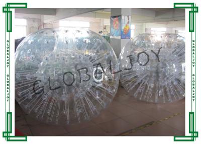 China Transparent Inflatable Zorb Ball Body Zorbing Ball 2.6m Diameter for sale