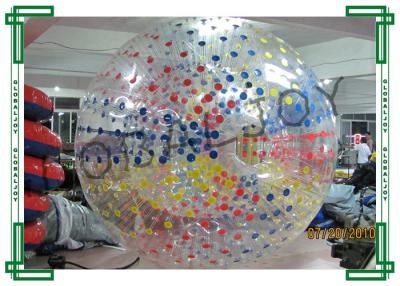 China Colorful Inflatable Rolling Ball / Zorb Hamster Ball Outdoor for sale