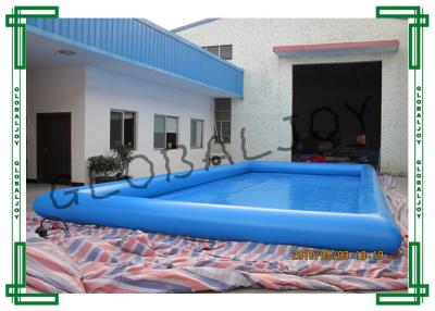 China Square Big Inflatable Swimming Pools for Adults , EN71 Certificates for sale