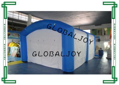 China Blue PVC Tarpaulin Large Inflatable Tent For Events , Inflatable Air Tent for sale