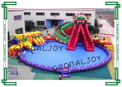 China Parque inflable gigante del agua de los adultos de los niños N con la piscina inflable grande del factor inflable de China Guangzhou en venta