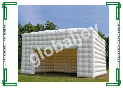 China Customize Light Waterproof Material Inflatable Cube Tent With Leds for sale