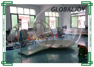 China Tienda inflable al aire libre del patio trasero de la burbuja de la bóveda que acampa cristalina en venta