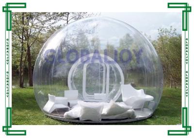 China PVC / TPU Clear Transparent Inflatable Bubble Tent Room Customized for sale