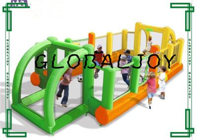 China Inflatable soap football field , Customized inflatable basketball court with pvc tarpaulin for sale