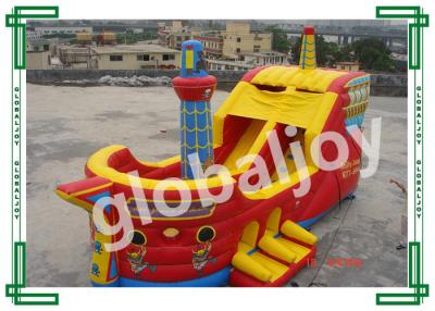 China Inflatable Bouncer Pirates boat / Inflatable pirate ship bouncer for sale