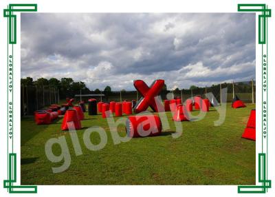 China Arcones de la bola de la pintura/carrera de obstáculos del aire/juegos inflables de Paintball en venta