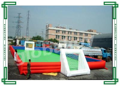 China Inflatable Football Pitch / Inflatable Sport Game  Football Arean for sale