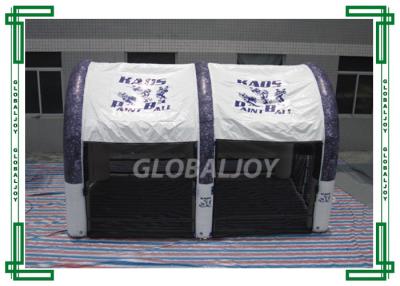 China Large Inflatable Paintball Bunkers Arena / PVC Portable Paintball Fields Netting for sale