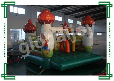 China Customized Colored Mushroom Shaped Inflatable Bouncer House For Kids for sale