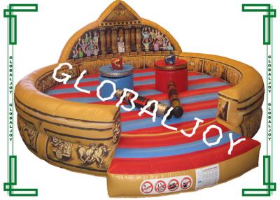 China Outside Inflatable Jousting Arena , Inflatable Gladiator Games For Kids for sale