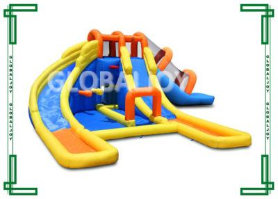 China PVC Tarpaulin Water Inflatable Slide 8m*6m*4m For Amusement Park for sale