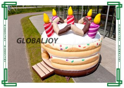 Κίνα Υπαίθριο 0.55mm CE κέικ Bouncy Castle οικογενειακών διογκώσιμο ψευτοπαλλικαράδων PVC πιστοποιητικών προς πώληση