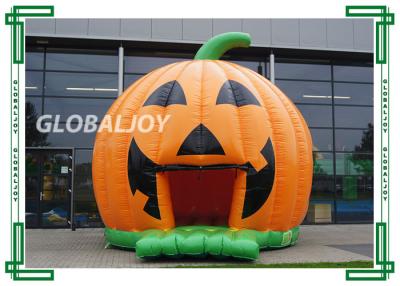 China Flame Retardant Kids Inflatable Bouncer House Halloween Pumpkin Bouncy Castle for sale