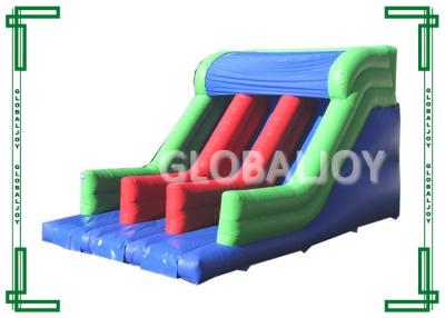 China Fire - Resistant Double Lane Inflatable Water Slip And Slide For Adults for sale