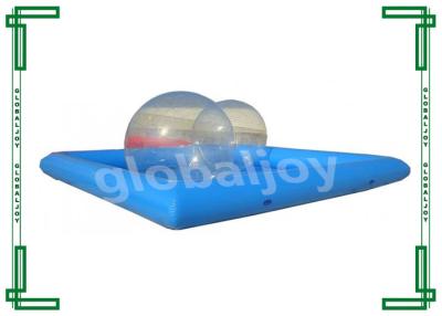 China Commercial Square Inflatable Water Pool Plato 1.0mm PVC Tarpaulin for sale