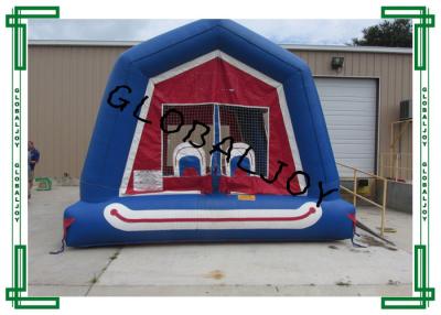 China Commercial Inflatable Bouncers , 0.55mm PVC Tarpaulin Inflatable Bouncy House for sale