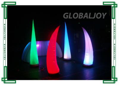 China Parachute Fabric Light Circular Cone Inflatable Lighting Decoration For Advertising for sale