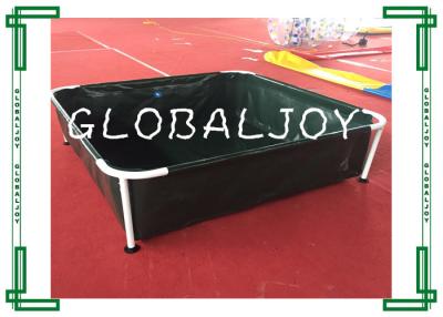 China 1.7x1.7m Metal Frame Swimming Pool For Backyard , Portable Rectangular Frame Swimming Pool for sale