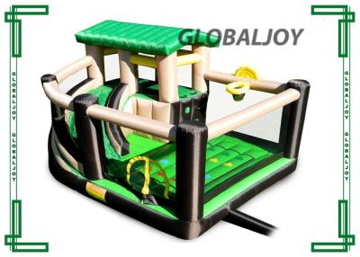 China Fire Resistance Inflatable Kids Bouncer With Basketball Hoop / Jumping House for sale