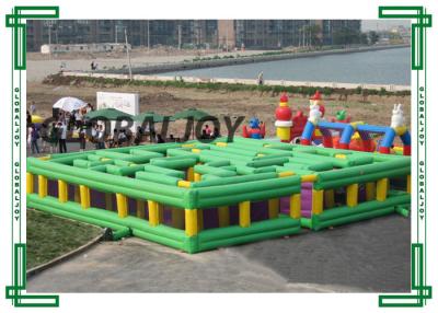 China Children Inflatable Sport Games , Waterproof Inflatable Maze Court for sale