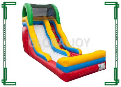 China Huge PVC Tarpaulin Inflatable Slide , Big Water Park Slides For Rent for sale