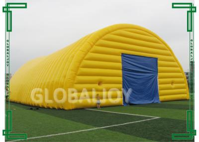 China High Wind Resistance Outdoor Yellow Huge Inflatable Tent For Adults for sale