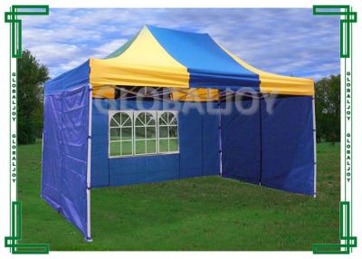 China Iron / Aluminum Frames Gazebo Replacement Canopy 3 x 4.5m With 3 Sidewalls for sale