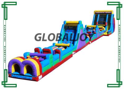 China 40m Long Inflatable Beast Obstacle Course / Giant Inflatable Outdoor Playground for sale