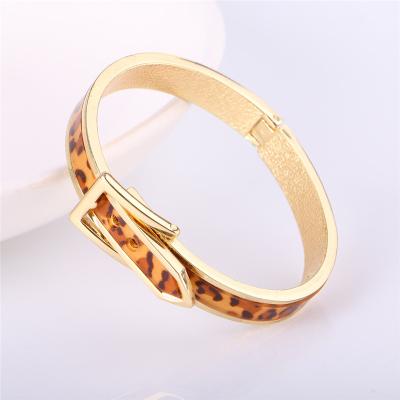 China FASHIONABLE Belt Buckle Adjustable Gold Plated Design Alloy Bracelets Couples Bracelets 10 Colors Available for sale