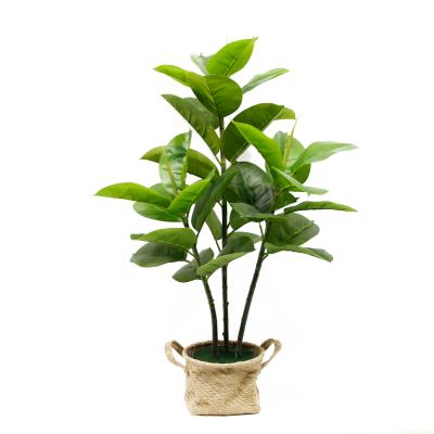 China Real Touch Artificial Bonsai Plants Decor High Quality Artificial Plants Decor 33Leaves Oak Indoor Outdoor 93CM for sale