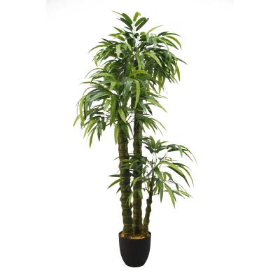 China Environmentally friendly high quality simulation Buddha belly bamboo tree 1.7-1.85M 15 branches bonsai stand real touch plants for sale