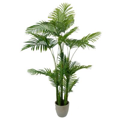 China Environmental Friendly Top Selling Plant Areca Palm Artificial Bonsai Trees Stand Decorative Real Touch Plants For Indoor Outdoor for sale