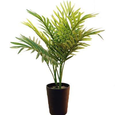 China Environmental Friendly Real Touch Plant Artificial Areca Palm Bonsai Stand Decorative Hot Sales Plants For Indoor Home Outdoor Landscape for sale