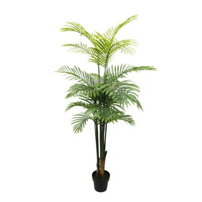 China Top Sales Environmental Friendly Artificial Plant 180CM 18 Leaves Areca Palm Bonsai Stand High Quality Plants for sale