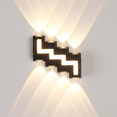 China Double wall light outdoor lamp garden light source outdoor light through wall lamp modern nordic light fixture indoor wall lamps for sale