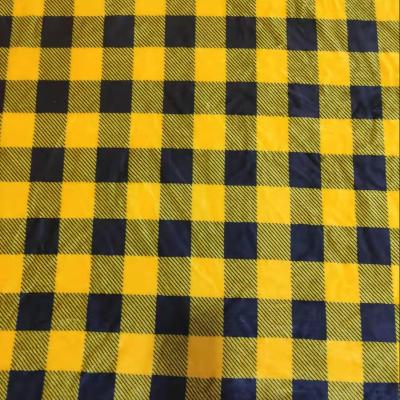 China Wholesale Tear-Resistant Flannel Fabrics Stripe Knitted Double Sided Printed Flannel Fabric for sale