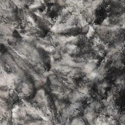 China Modern Home Deco Rabbit Fur Fabric Yarn Stretch Single Sided Plain Color Fabric Tear-Resistant for sale