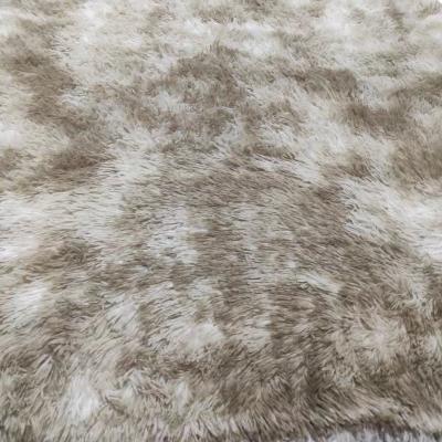 China 100%Polyester Institutions Tear-resistant Fabric Longhaired Pet PV Fleece Tie-Dye Fabrics For Bedding for sale